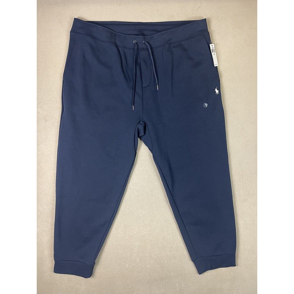 Polo Ralph Lauren Pants Men 3XB Blue Tapered Plus Size‎ Sweatpants Adult NWD